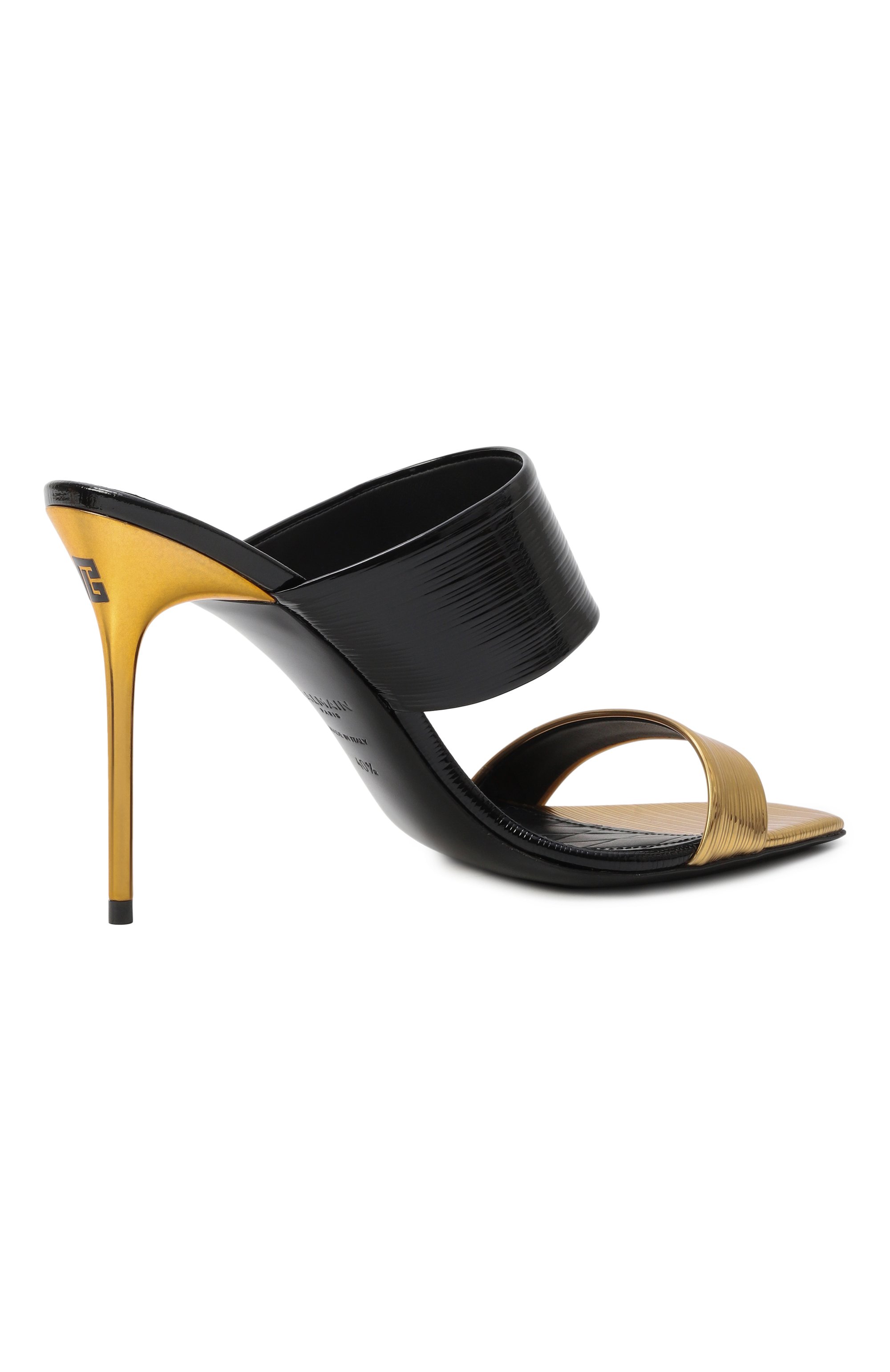 Кожаные мюли pb BALMAIN, арт. EN0UR132/LIVS, фото 5