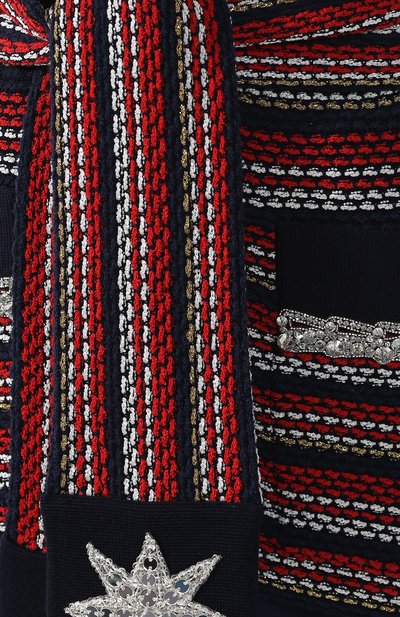 Кардиган из смеси шерсти и хлопка с поясом GUCCI, арт. 519842/X9T03, фото 5