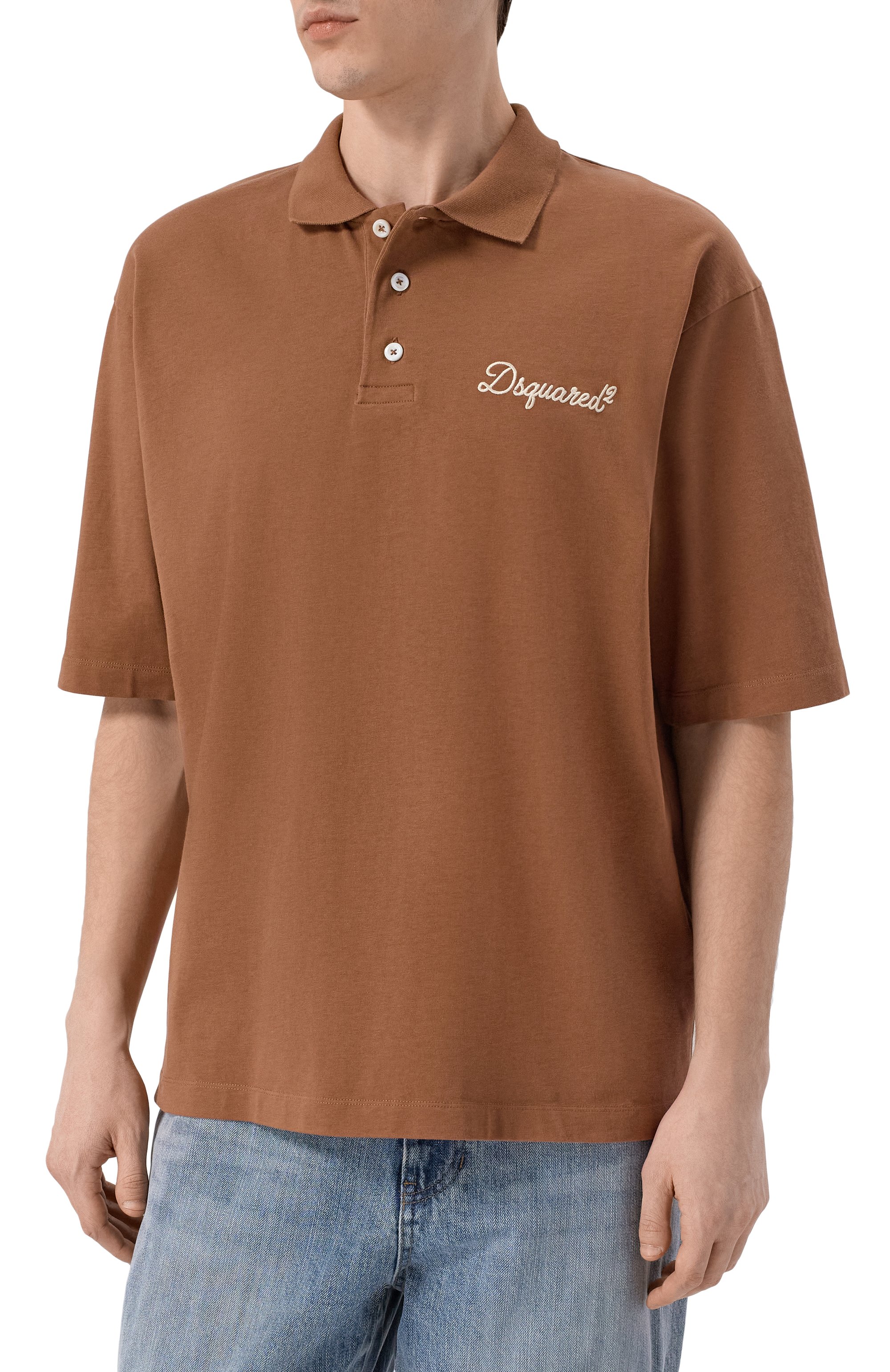 Хлопковое поло DSQUARED2, арт. S74GL0100/D20106, фото 3