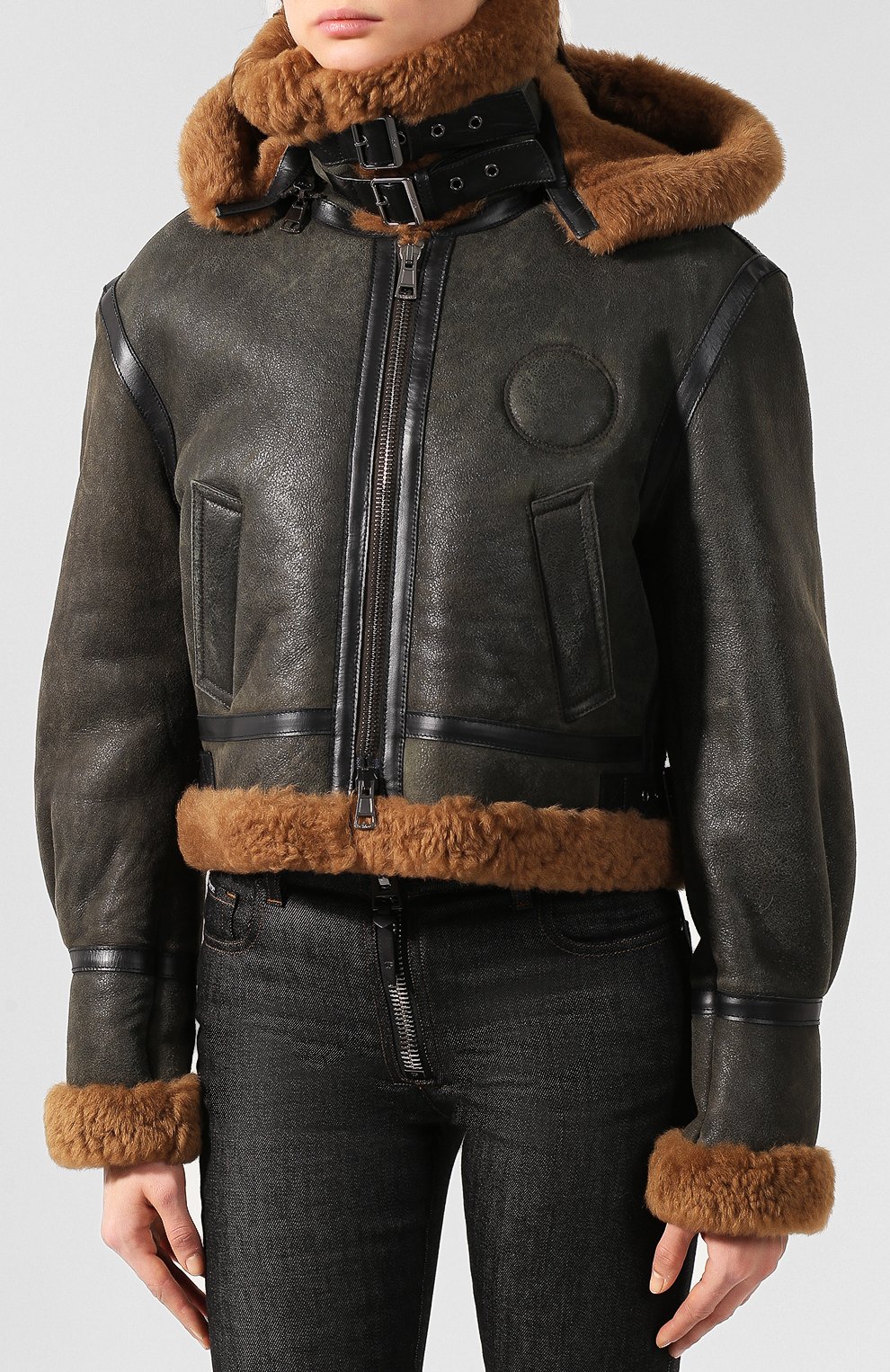 Укороченная дубленка CHLOÉ, арт. CHC19ACV27205, фото 3