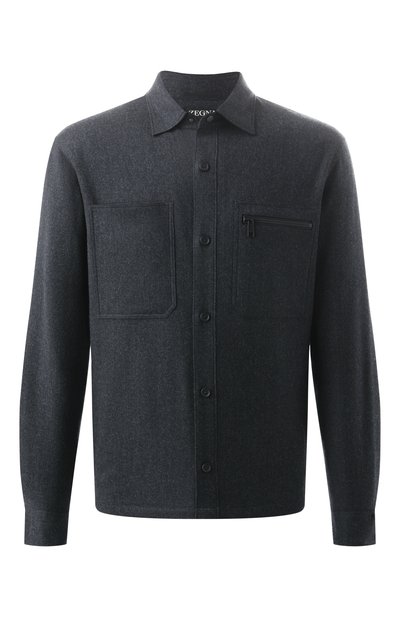 Шерстяная куртка-рубашка ZEGNA, арт. S0TM2/UEV01A8, фото 1