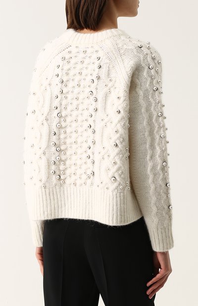 Пуловер фактурной вязки из смеси шерсти и льна RAG AND BONE, арт. W276601XD, фото 4