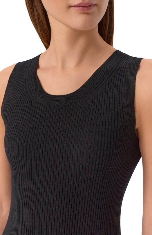 Шерстяной топ Petar Petrov S26K27 Чёрный  S26K27 Фото 5