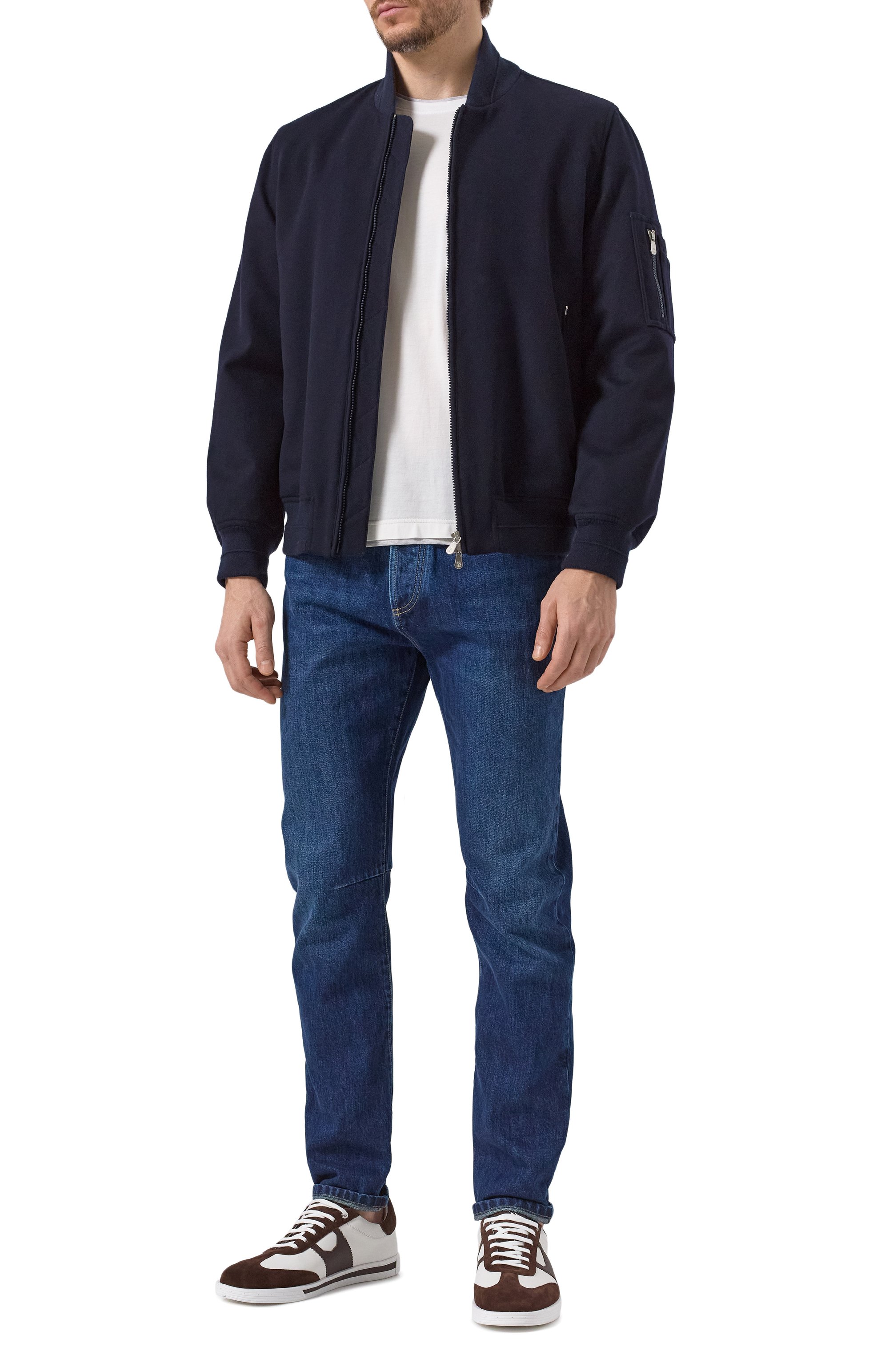 Шерстяной бомбер BRUNELLO CUCINELLI, арт. MM4636474, фото 2