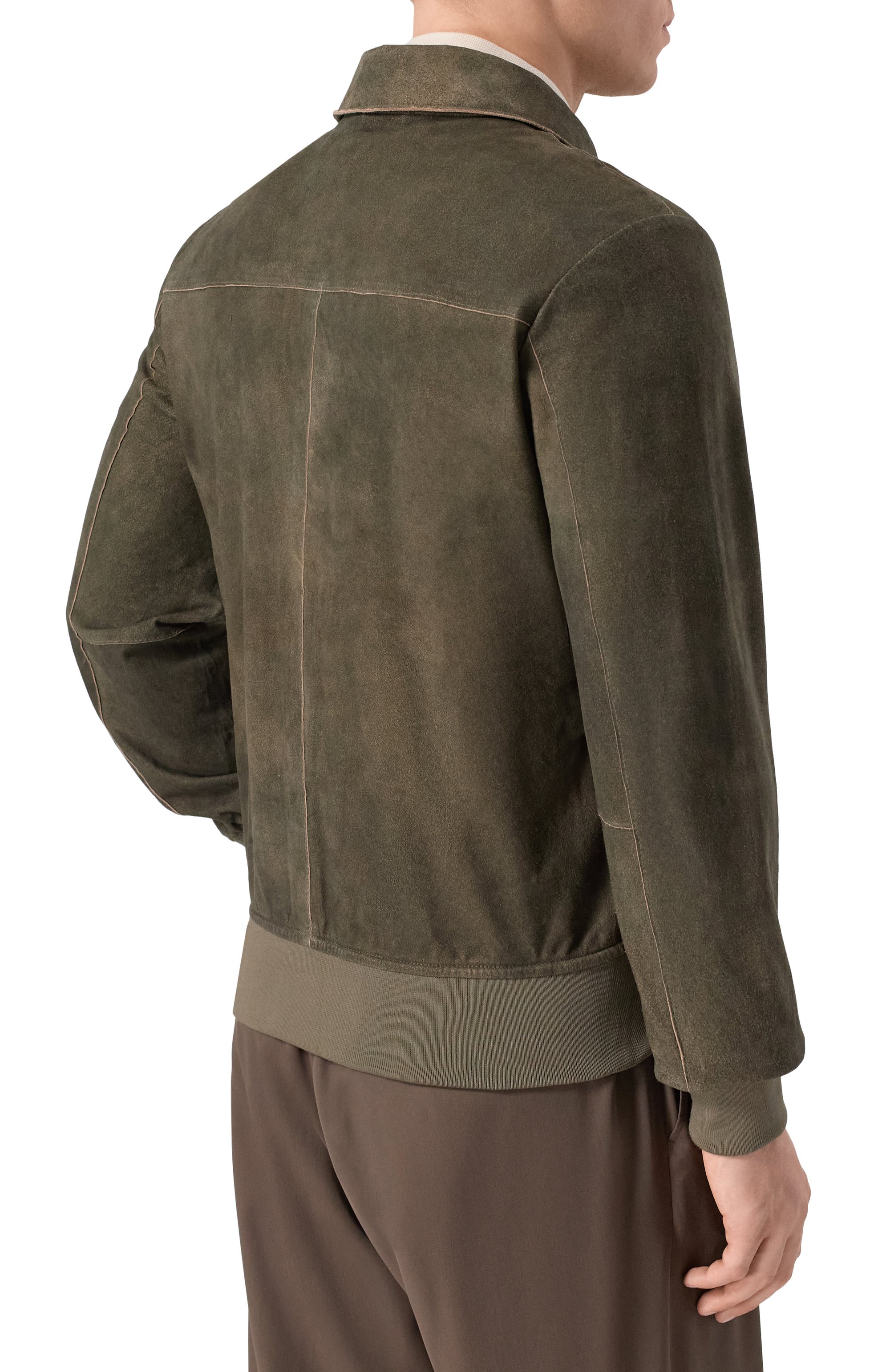 Замшевый бомбер GIORGIO BRATO, арт. GU26S24098CMTM, фото 4