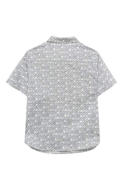 Хлопковая рубашка EMPORIO ARMANI серого цвета по цене 11300 руб., арт. 3K4CC4/1NXTZ, фото 2 Хлопковая рубашка EMPORIO ARMANI, арт. 3K4CC4/1NXTZ, фото 2