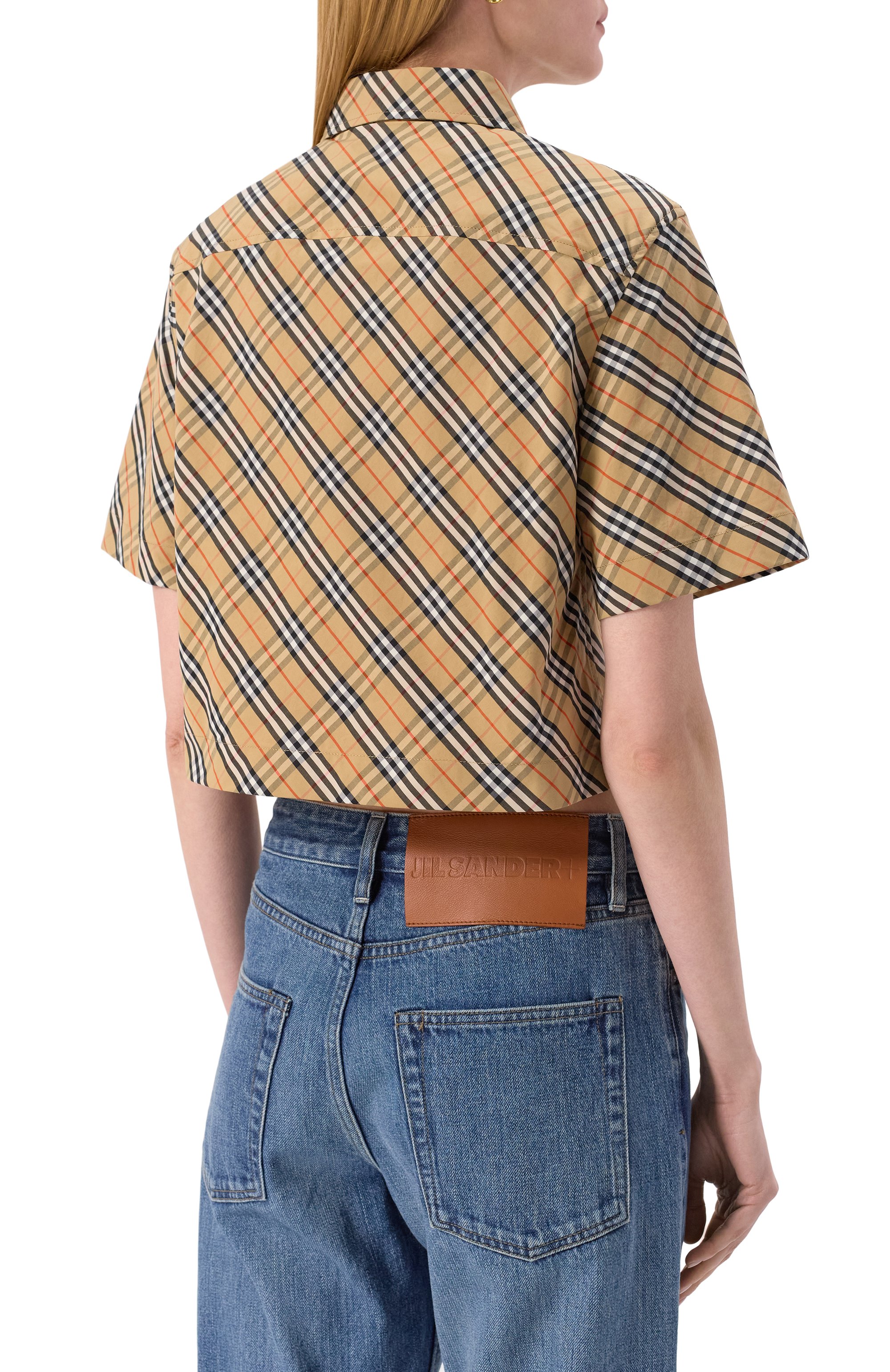 Хлопковая рубашка BURBERRY, арт. 8103544, фото 4