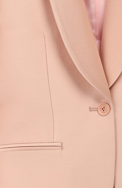 Костюм из жакета и брюк STELLA MCCARTNEY светло-розового цвета по цене 22700 руб., арт. 600183/S0KF1, фото 4 Костюм из жакета и брюк STELLA MCCARTNEY, арт. 600183/S0KF1, фото 4