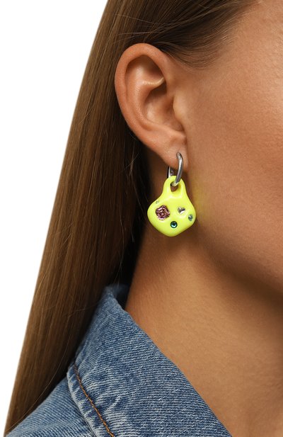 Серьги LILI ARCHIVE желтого цвета по цене 18700 руб., арт. EMGHOST6, фото 4 Серьги LILI ARCHIVE, арт. EMGHOST6, фото 4