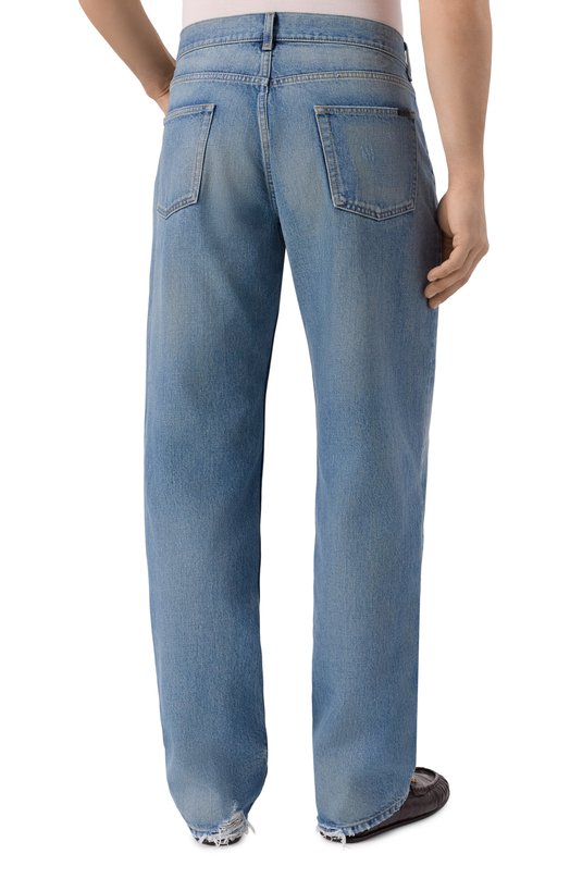 Джинсы Saint Laurent 752318/Y13KB Голубой  752318/Y13KB Фото 4