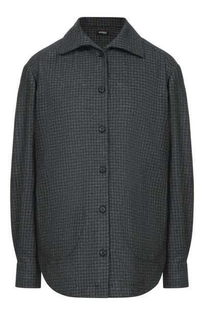 Женская рубашка из шерсти и хлопка KITON, арт. D50429K0154I