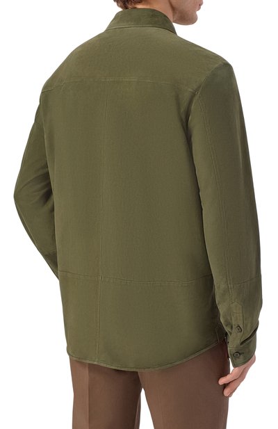 Замшевая рубашка STEFANO RICCI, арт. M7J6100352/SUEJS3_001, фото 4