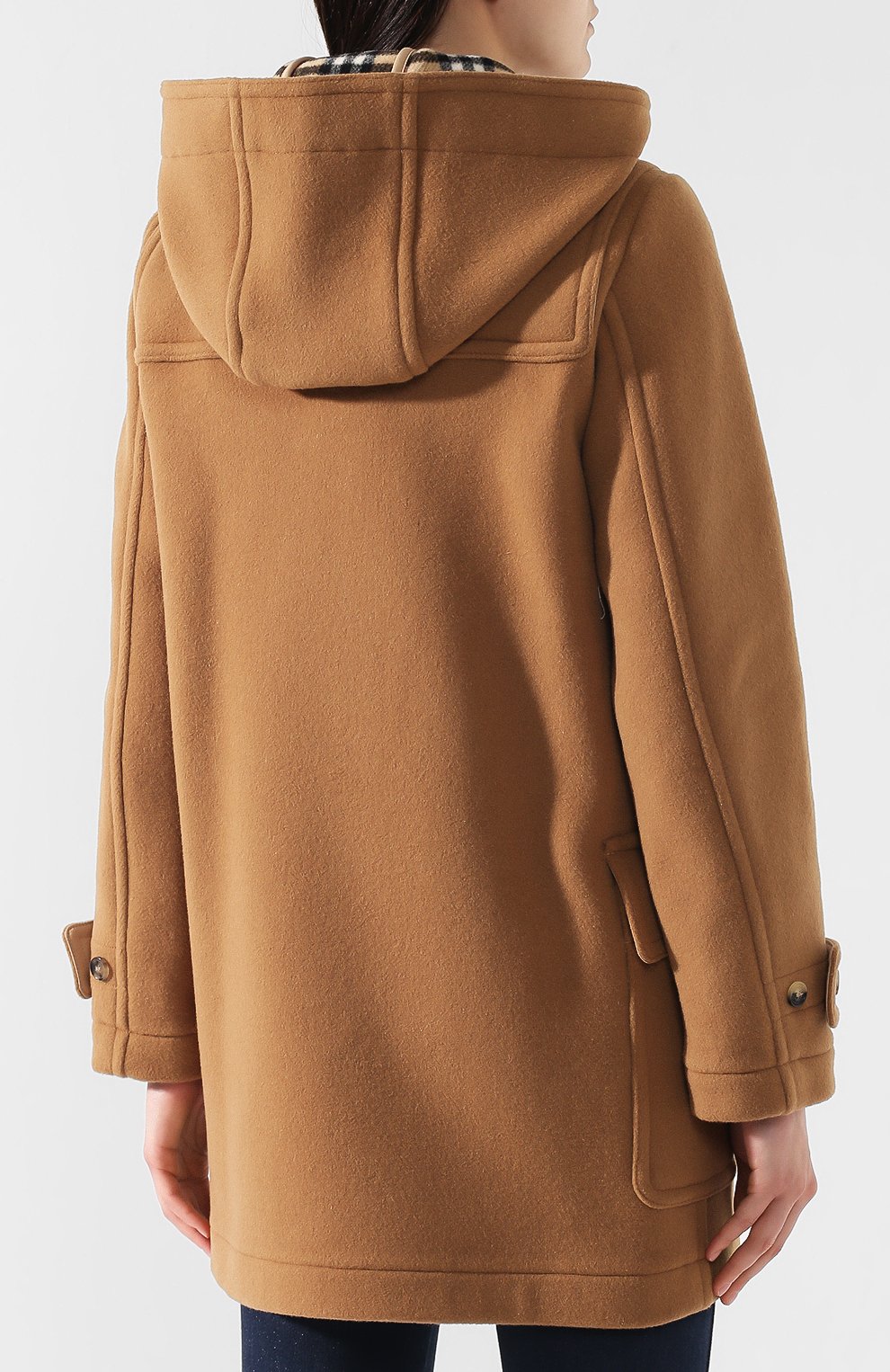 Шерстяной дафлкот BURBERRY, арт. 8003876, фото 4