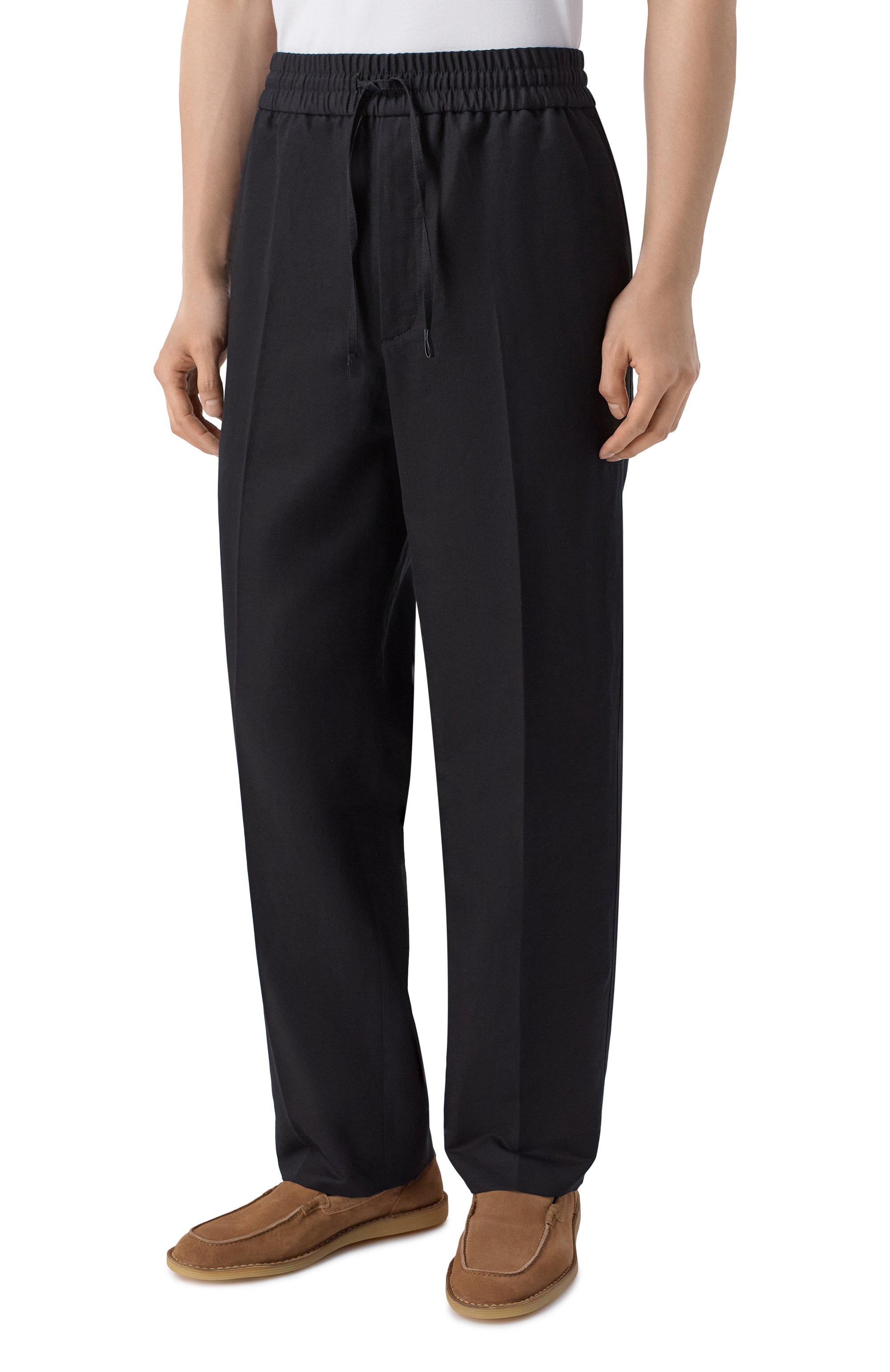 Брюки изо льна и хлопка BRIONI, арт. RP2Z0L/PA106, фото 3