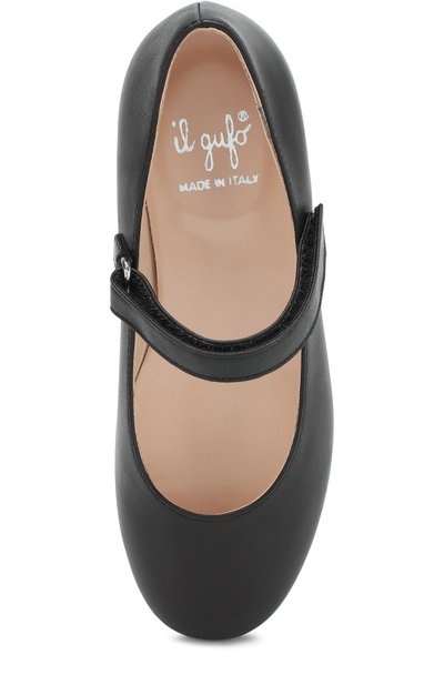 Кожаные туфли с застежками велькро IL GUFO, арт. G289/VITELL0 NAPPAC0/31-34, фото 4