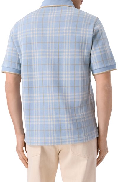 Хлопковое поло BURBERRY, арт. 8110103, фото 4