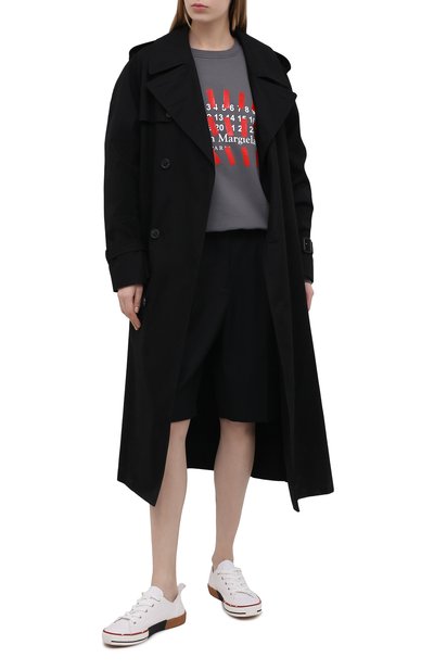 Хлопковый свитшот MAISON MARGIELA серого цвета по цене 53100 руб., арт. S29GU0081/S25503, фото 2 Хлопковый свитшот MAISON MARGIELA, арт. S29GU0081/S25503, фото 2