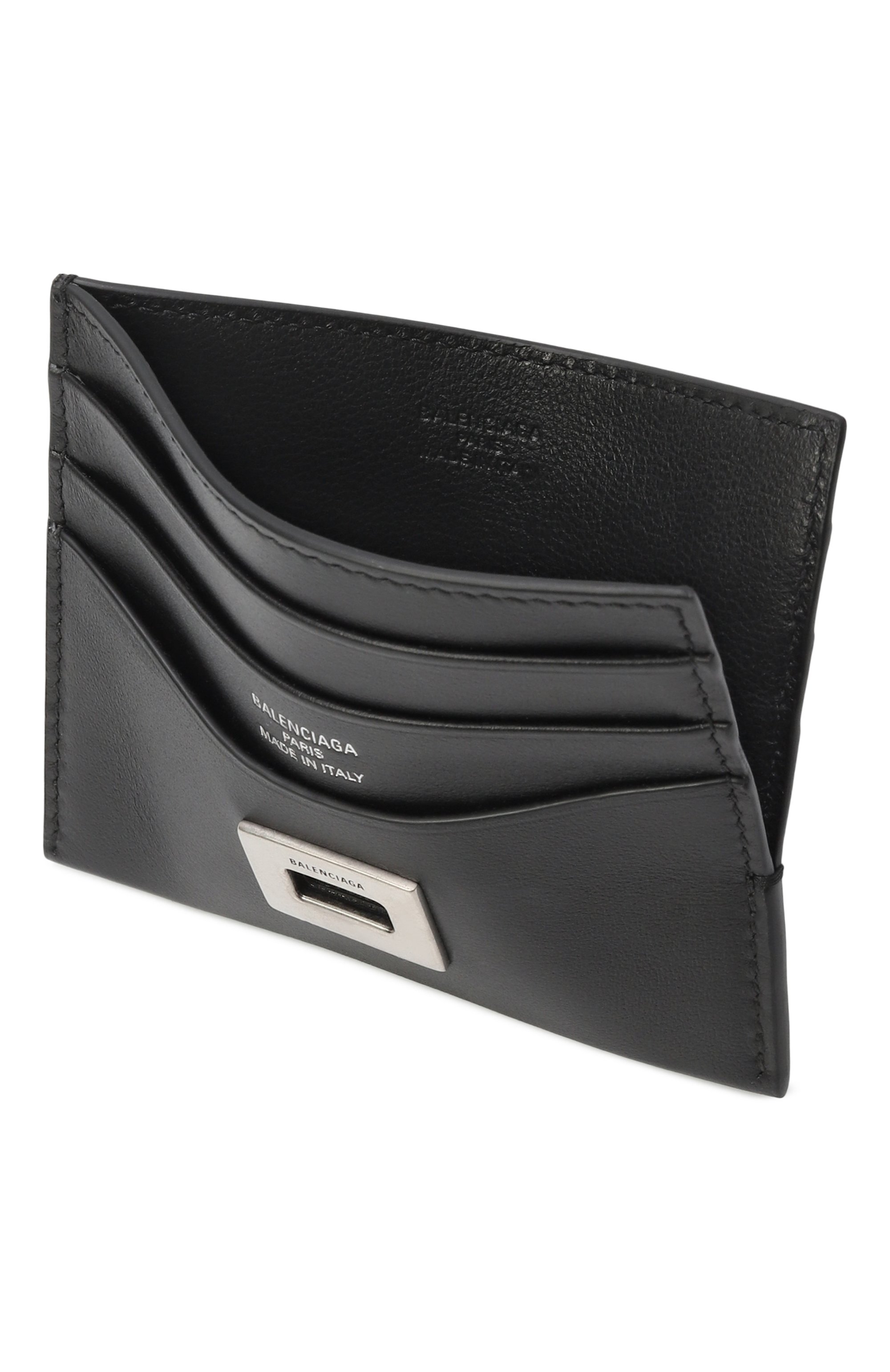 Кожаный футляр для кредитных карт BALENCIAGA, арт. 822587/2ABLV, фото 3