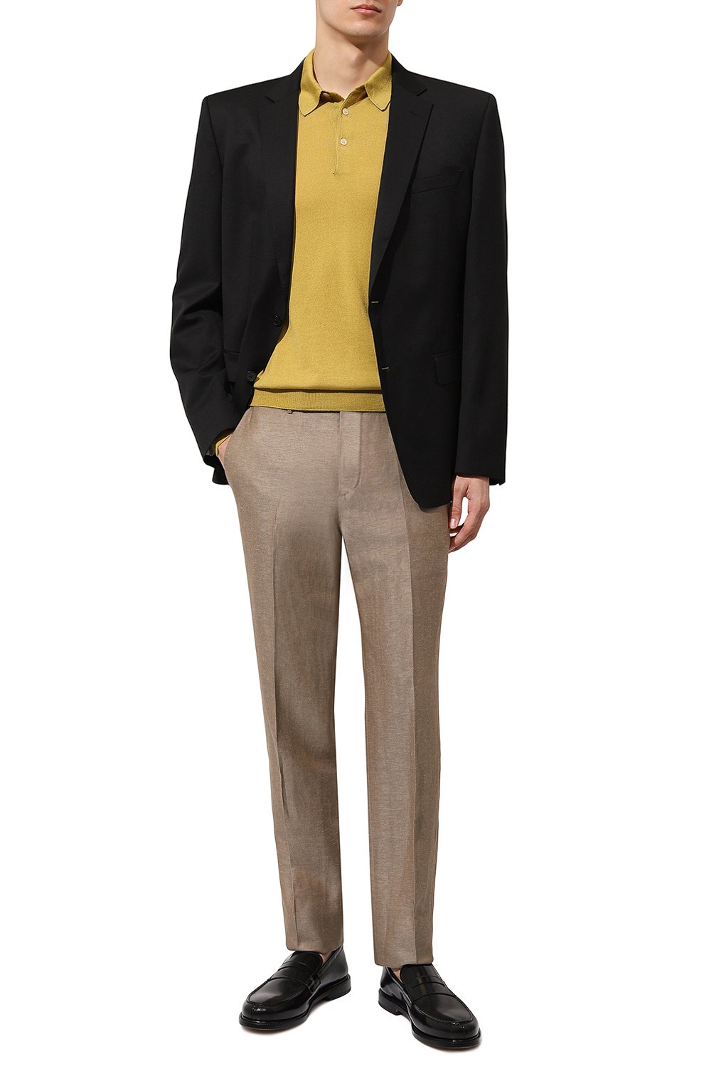 Поло из шерсти и шелка GRAN SASSO, арт. 57132/13190, фото 2