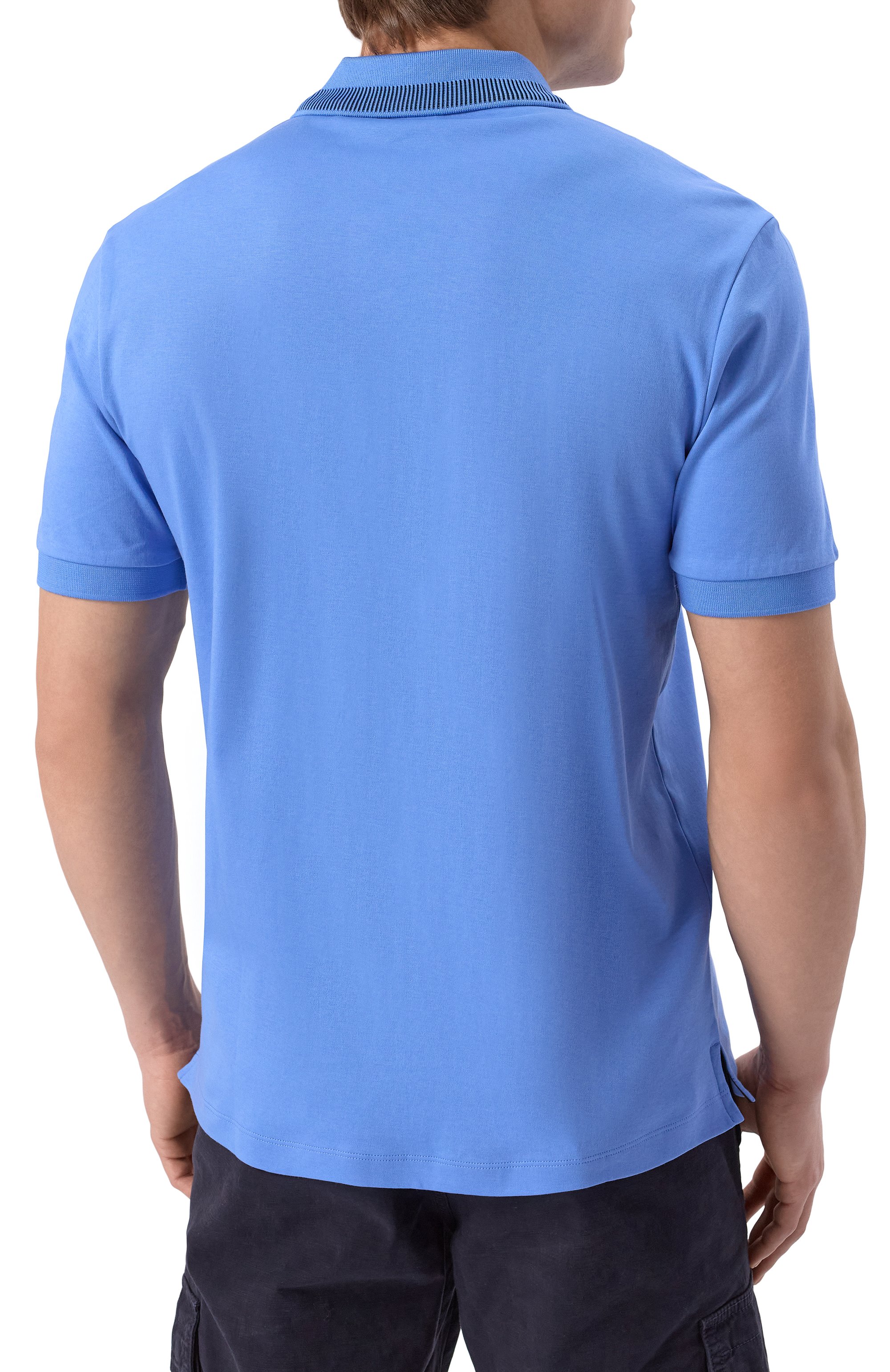 Хлопковое поло BOSS, арт. 50531791, фото 4