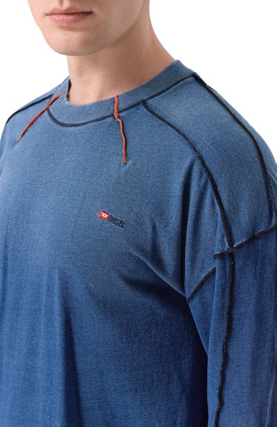 Хлопковый лонгслив DIESEL, арт. A19991/0PKAG, фото 5