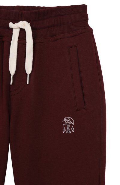 Хлопковые джоггеры BRUNELLO CUCINELLI, арт. BW863E347A, фото 3