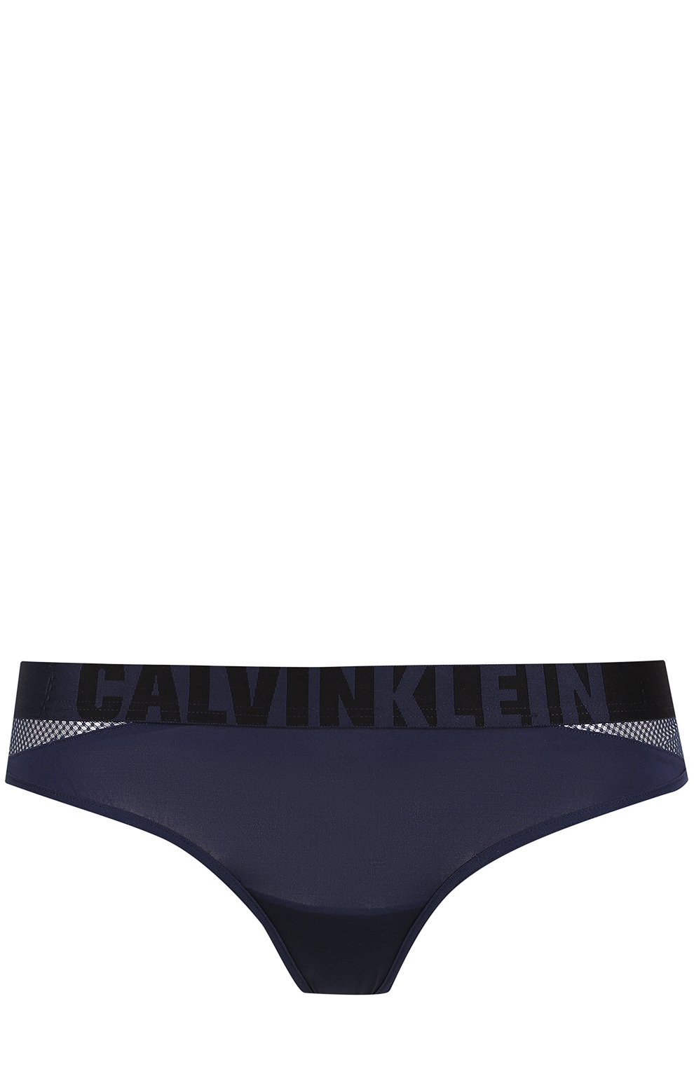 Трусы-стринги с перфорацией и логотипом бренда CALVIN KLEIN, арт. 000QF1896E, фото 1