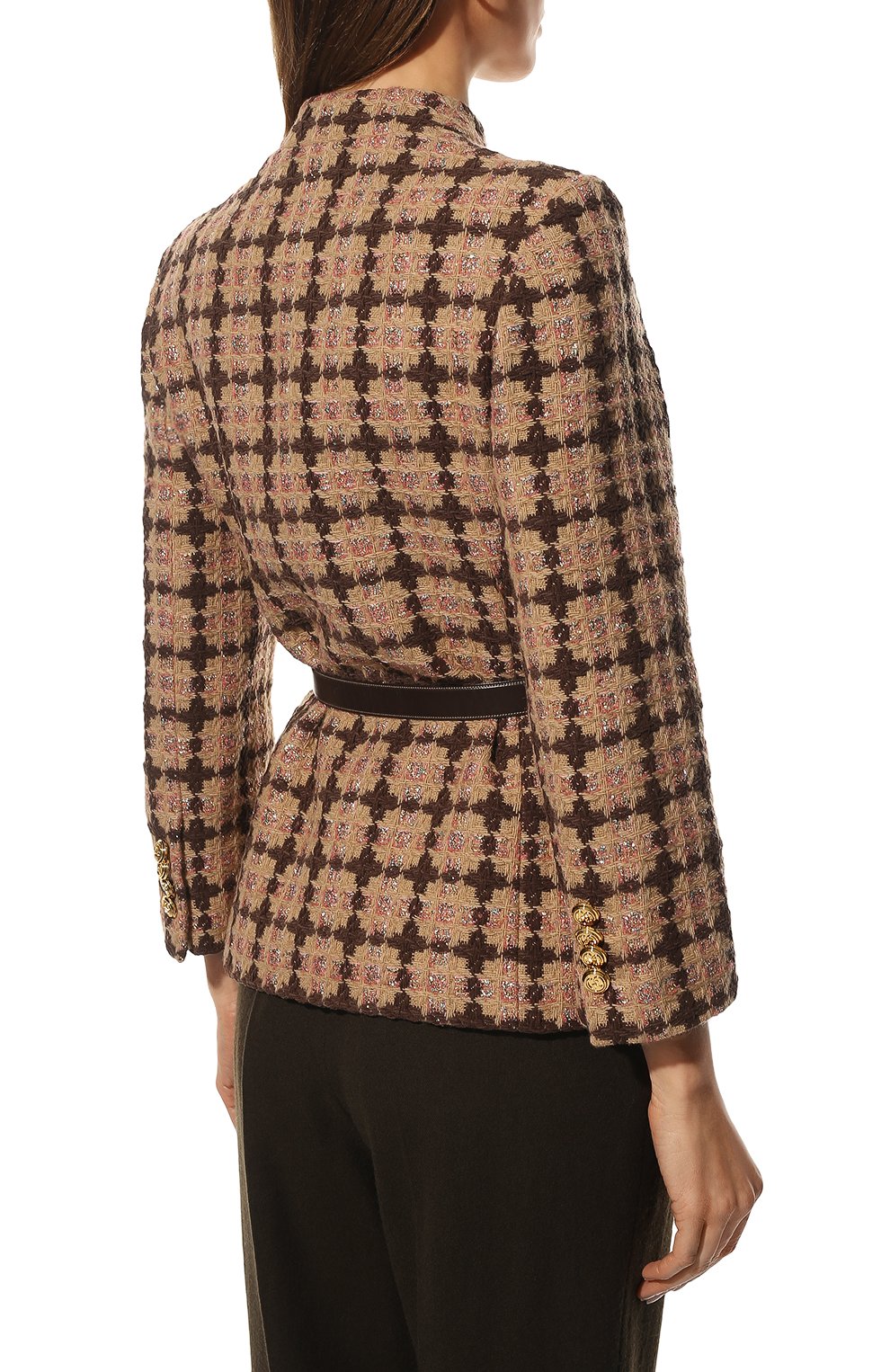 Жакет GUCCI розового цвета по цене 360000 руб., арт. 664243/Z8AQ3, фото 4 Жакет GUCCI, арт. 664243/Z8AQ3, фото 4