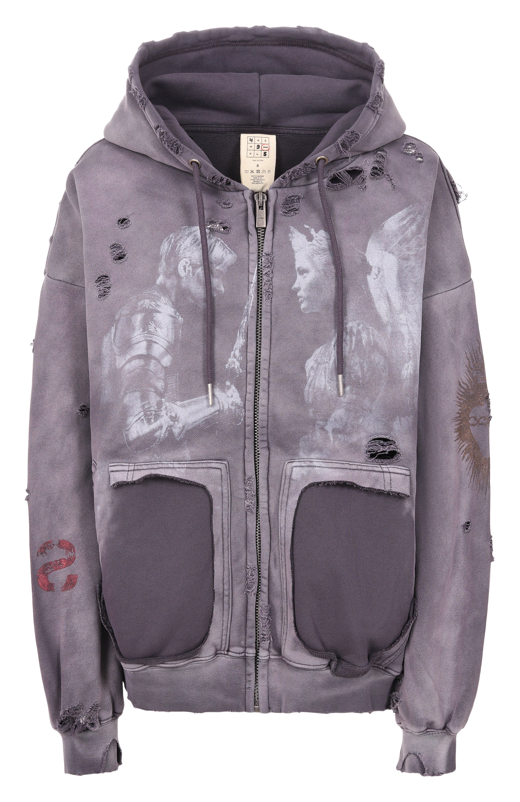 Хлопковая толстовка romeo 495 DENIM, арт. 49526/ZIPUS2GR, фото 1