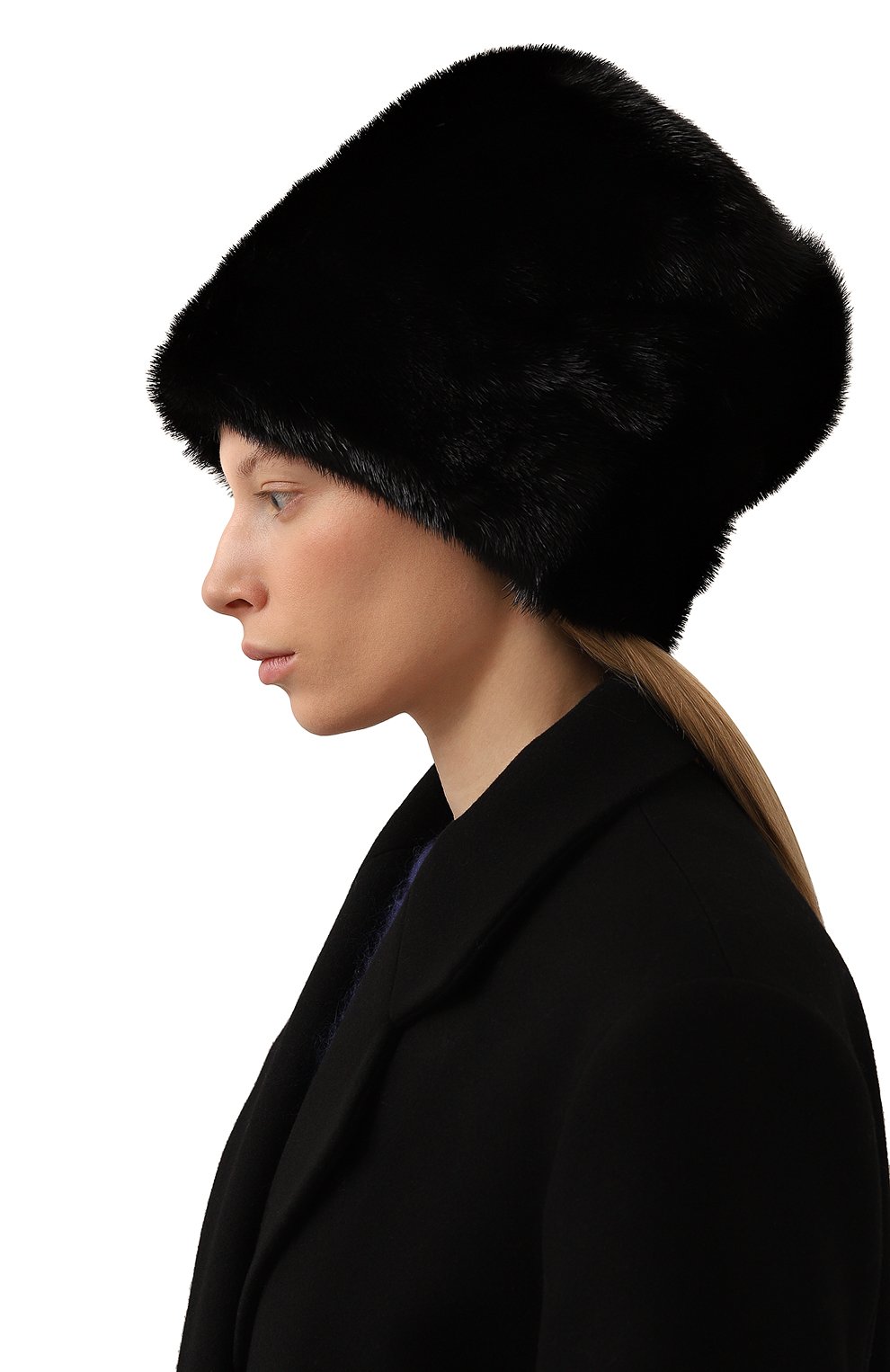 Шапка-кубанка мелания из меха выдры FURLAND, арт. 0217410810002200004, фото 2