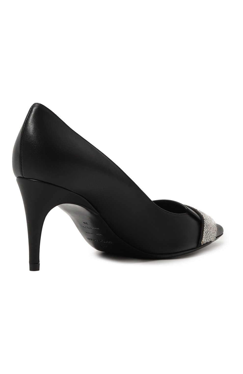 Кожаные туфли sr1 paris 75 SERGIO ROSSI черного цвета по цене 79950 руб., арт. B04760/MFI982, фото 5 Кожаные туфли sr1 paris 75 SERGIO ROSSI, арт. B04760/MFI982, фото 5