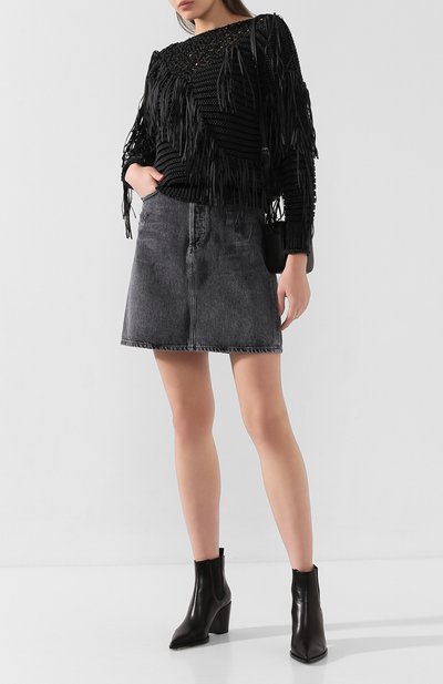 Свитер STELLA MCCARTNEY черного цвета по цене 97250 руб., арт. 593117/S2129, фото 2 Свитер STELLA MCCARTNEY, арт. 593117/S2129, фото 2