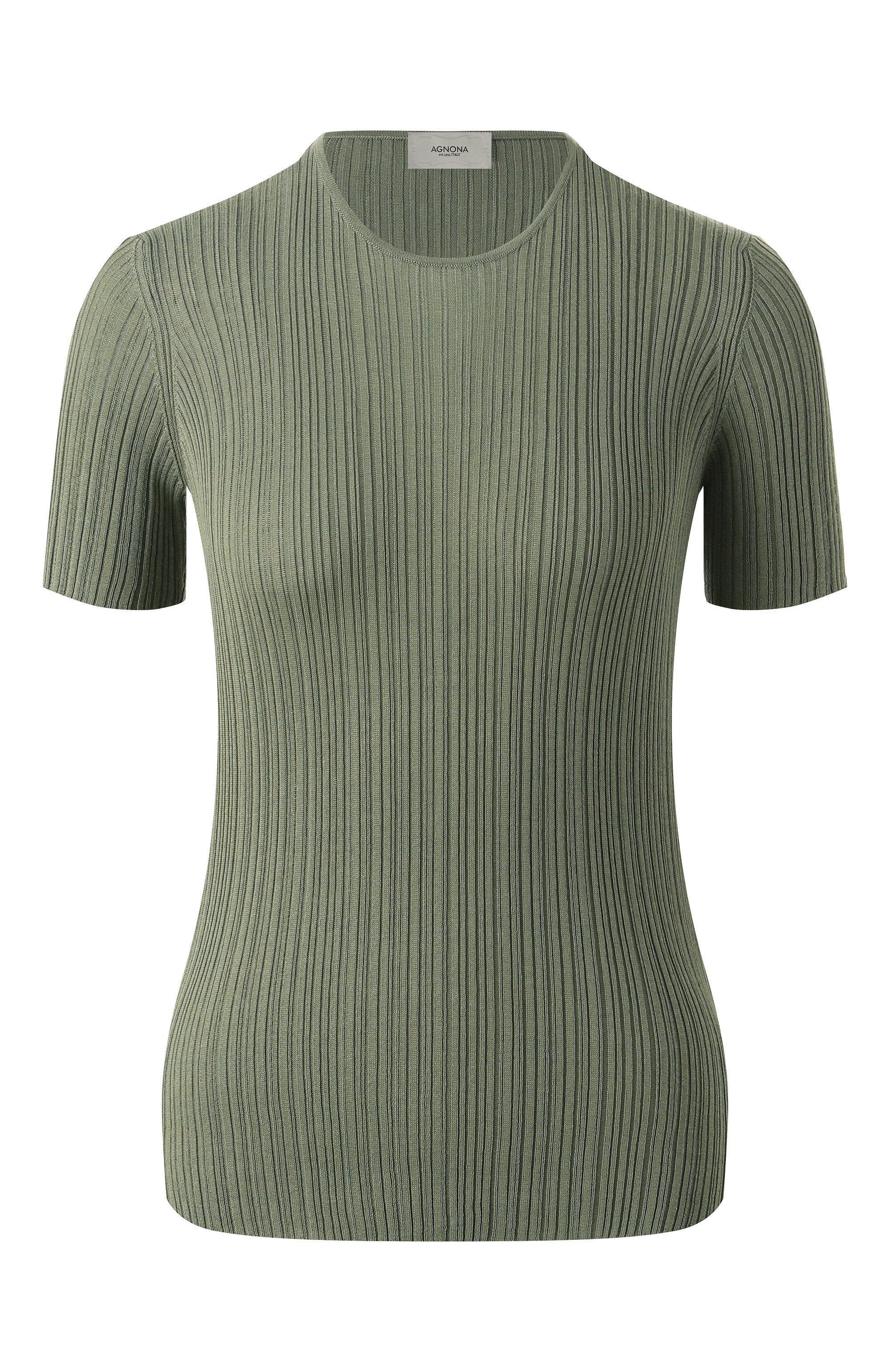 Топ из хлопка и  шелка AGNONA, арт. KT09015/7Q180M, фото 1