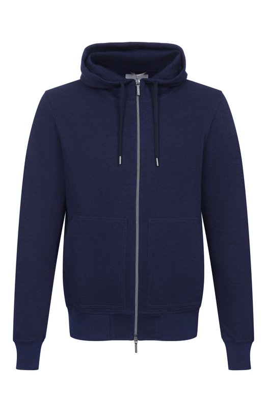 Хлопковая толстовка Capobianco 20M406.MG00. Синий 20M406.MG00.