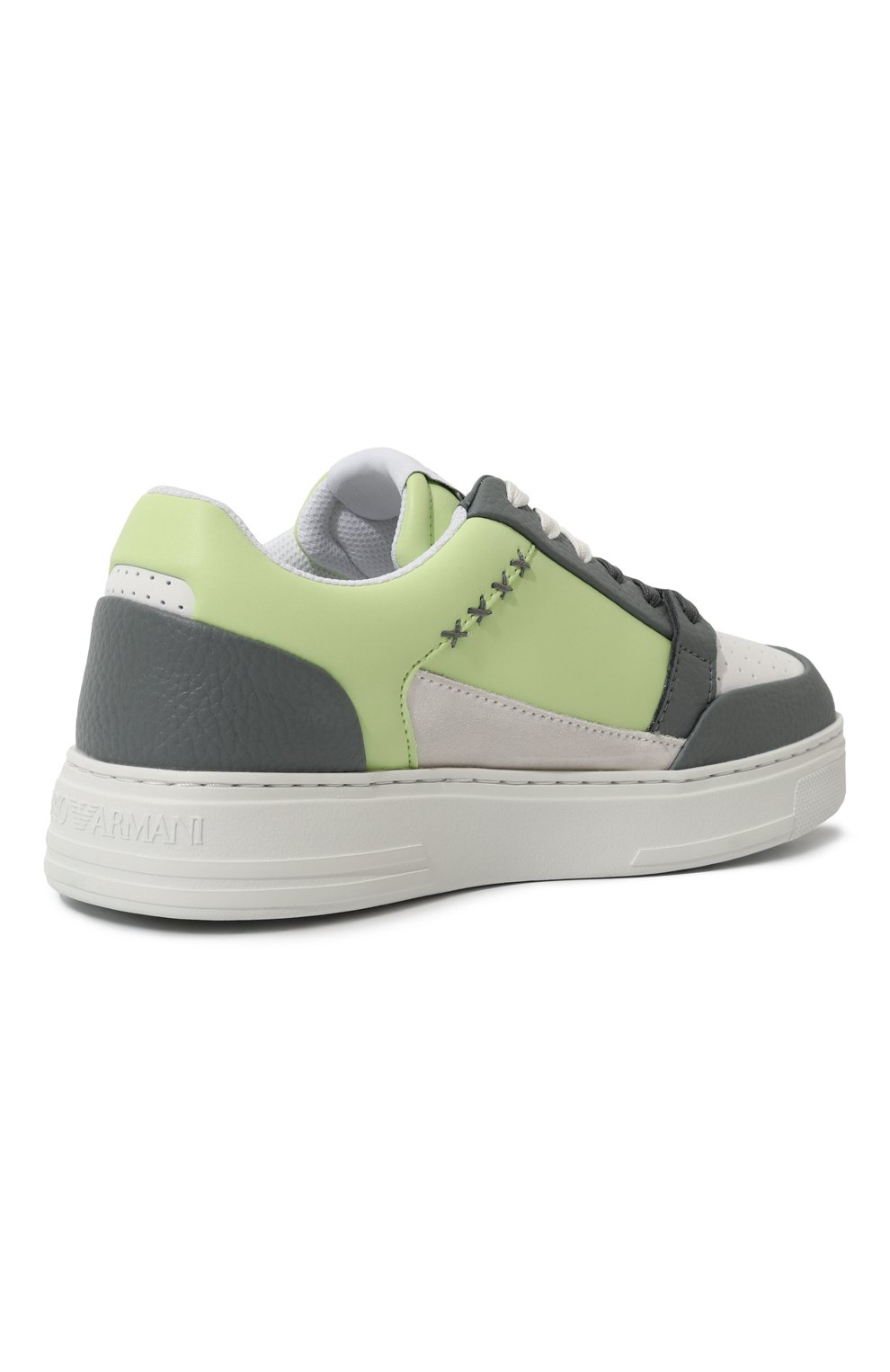 Кожаные кеды EMPORIO ARMANI, арт. X3X211/XR101, фото 5