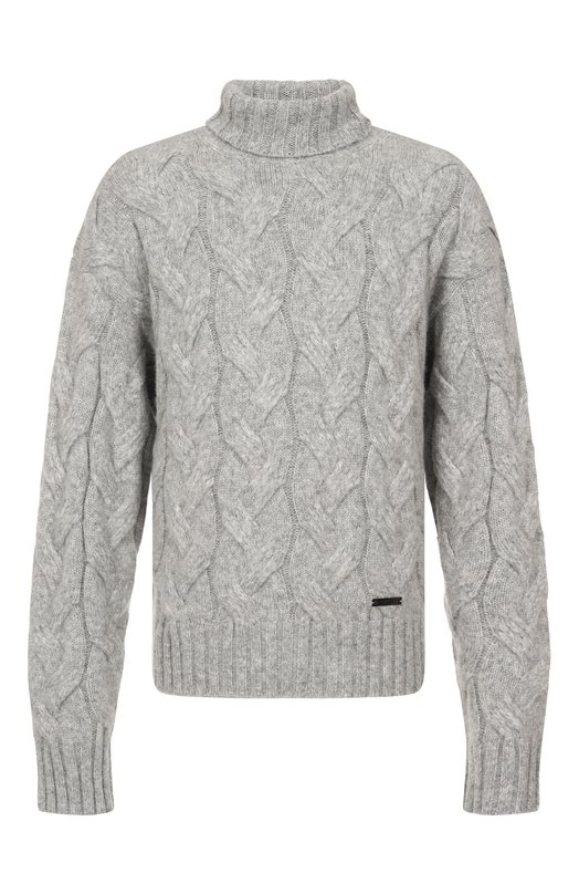 Шерстяной свитер Dsquared2 S74HA1558/D13148 Серый S74HA1558/D13148
