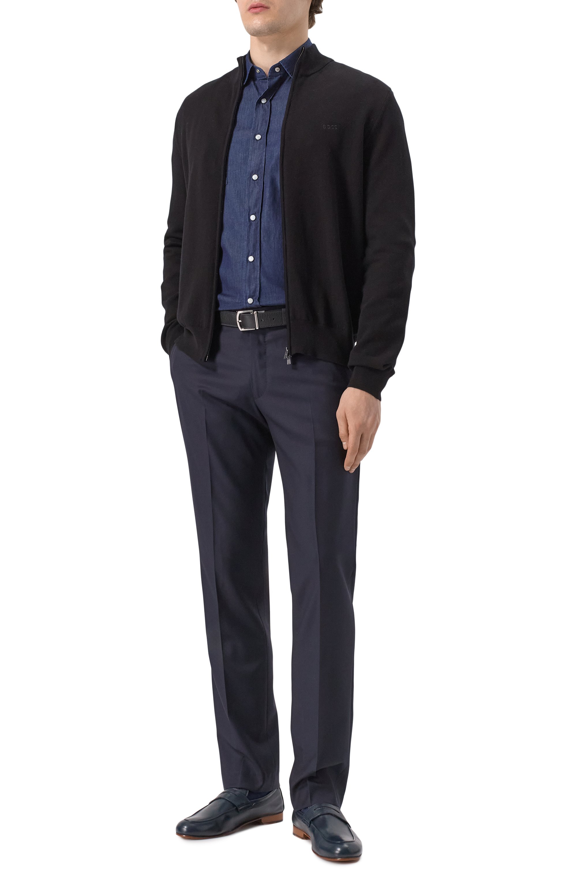 Кожаные пенни-лоферы CORNELIANI, арт. 25TM77-2520917, фото 2