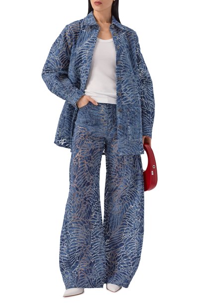 Джинсовая рубашка GIUSEPPE DI MORABITO, арт. 06PSED168D 16319, фото 2