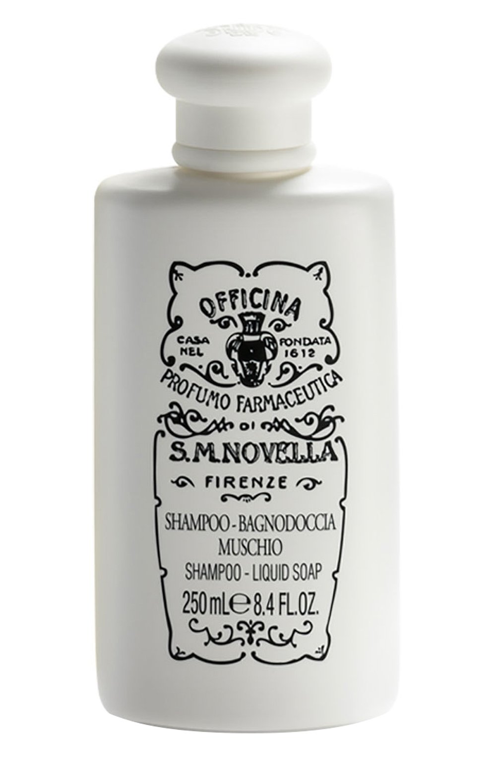 Шампунь-гель для душа muschio (250ml) SANTA MARIA NOVELLA бесцветного цвета по цене 3900 руб., арт. SMN7010730, фото 1 Шампунь-гель для душа muschio (250ml) SANTA MARIA NOVELLA, арт. SMN7010730, фото 1