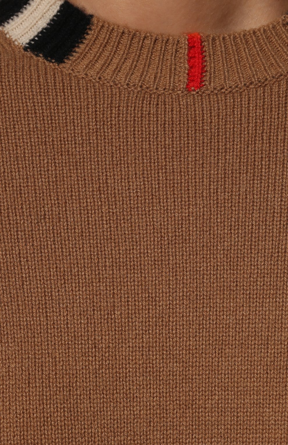 Кашемировый пуловер BURBERRY коричневого цвета по цене 97250 руб., арт. 8020391, фото 5 Кашемировый пуловер BURBERRY, арт. 8020391, фото 5