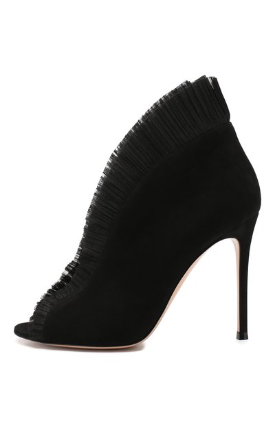 Замшевые ботильоны vamp GIANVITO ROSSI, арт. G50694.15RIC.C0GNENE, фото 3