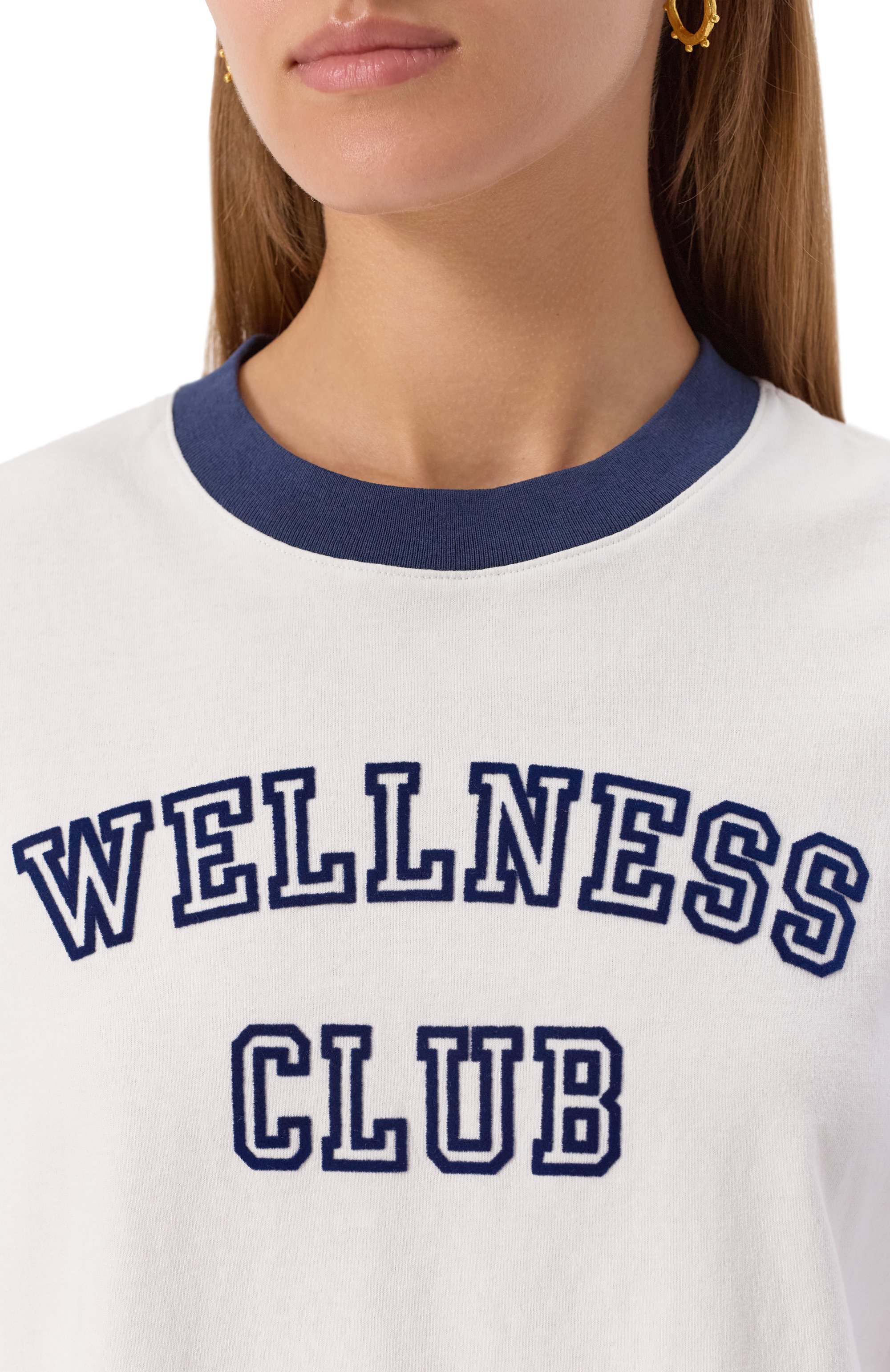 Хлопковая футболка SPORTY AND RICH, арт. T0044508010WH01, фото 5