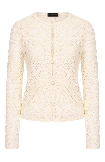 Женский хлопковый кардиган EMPORIO ARMANI, арт. EW002977/AF22471