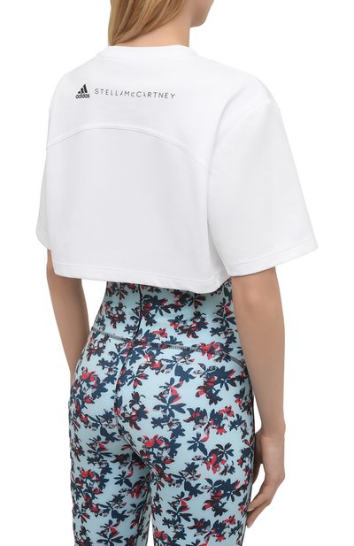 Футболка ADIDAS BY STELLA MCCARTNEY белого цвета по цене 6480 руб., арт. GL7339, фото 4 Футболка ADIDAS BY STELLA MCCARTNEY, арт. GL7339, фото 4