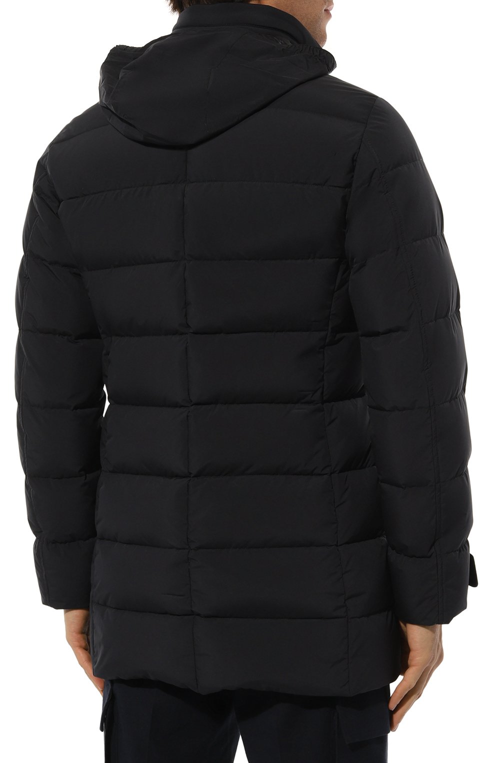 Пуховик zarbo-stp с отделкой из овчины MOORER синего цвета по цене 199500 руб., арт. ZARB0/STP, фото 7 Пуховик zarbo-stp с отделкой из овчины MOORER, арт. ZARB0/STP, фото 7