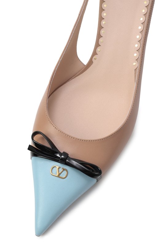 Кожаные туфли Bepointy 45 Valentino 6W2S0LL3/YEA Бежевый  6W2S0LL3/YEA Фото 7