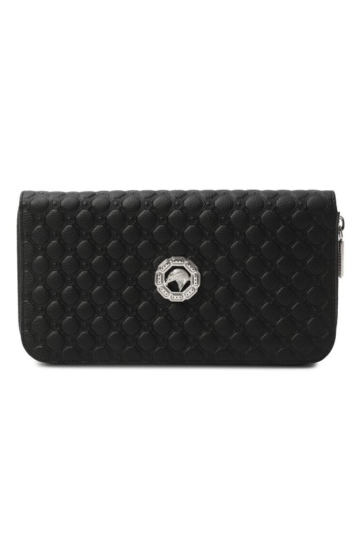 Кожаное портмоне Stefano Ricci PP312GP/MR1MR Чёрный PP312GP/MR1MR