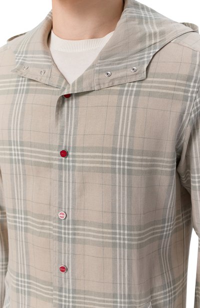 Льняная рубашка KITON, арт. UMCMARH0926705, фото 5