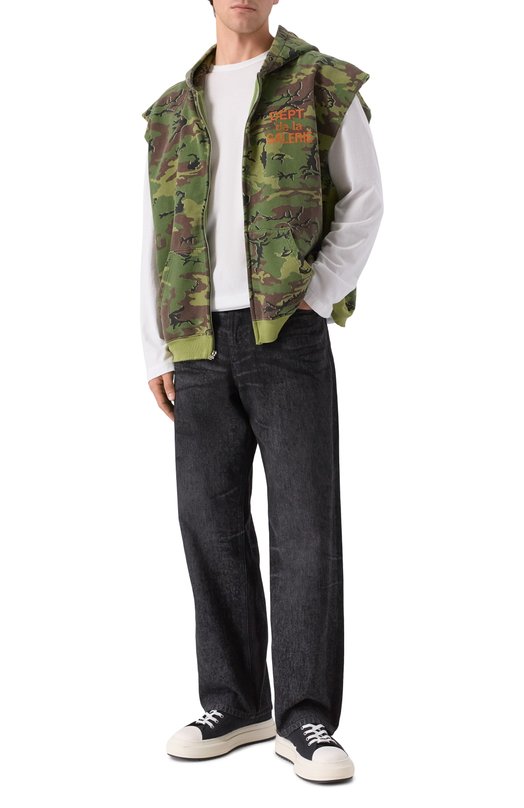 Хлопковый жилет Gallery Dept. FZC-50048 Хаки  FZC-50048 Фото 2