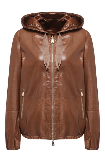 Кожаная куртка BRUNELLO CUCINELLI, арт. MPPAS8687, фото 1